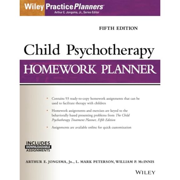 Pre-Owned Child Psychotherapy Homework Planner (Paperback) 1119193060 9781119193067