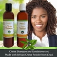 thumbnail image 5 of Chebe Shampoo and Conditioner. Made with authentic Chebe Powder from Chad. Chebe Conditioning Shampoo, non stripping and moisturizing conditioner bundle set (8 oz), 5 of 7