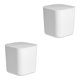 thumbnail image 4 of Bearachild Mini cubo de basura con tapa, cubo de basura portátil de escritorio, Cubo de almacenamiento de basura para dormitorio, sala de estar, Cubo Blanco 2piezas Bearachild CBP097209, 4 of 6