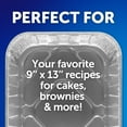 thumbnail image 5 of EZ Foil Cake Pans with Lids, Blue, 13 x 9 Inch, 2 Count, 5 of 7
