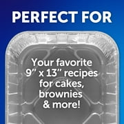 EZ Foil Disposable Cake Pans with Lids, 13 x 9 in., 2 Count