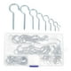 thumbnail image 1 of GOOHOCHY 80 ganchos de techo resistentes con tornillos para colgar tazas, para el hogar y la oficina., 1 of 8