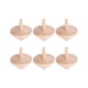 thumbnail image 1 of 6 Piezas Tapas de madera sin pintar Novedad Giroscopios de madera Juguete sus propios juguetes de madera DIY para adultos Favores, 1 of 9