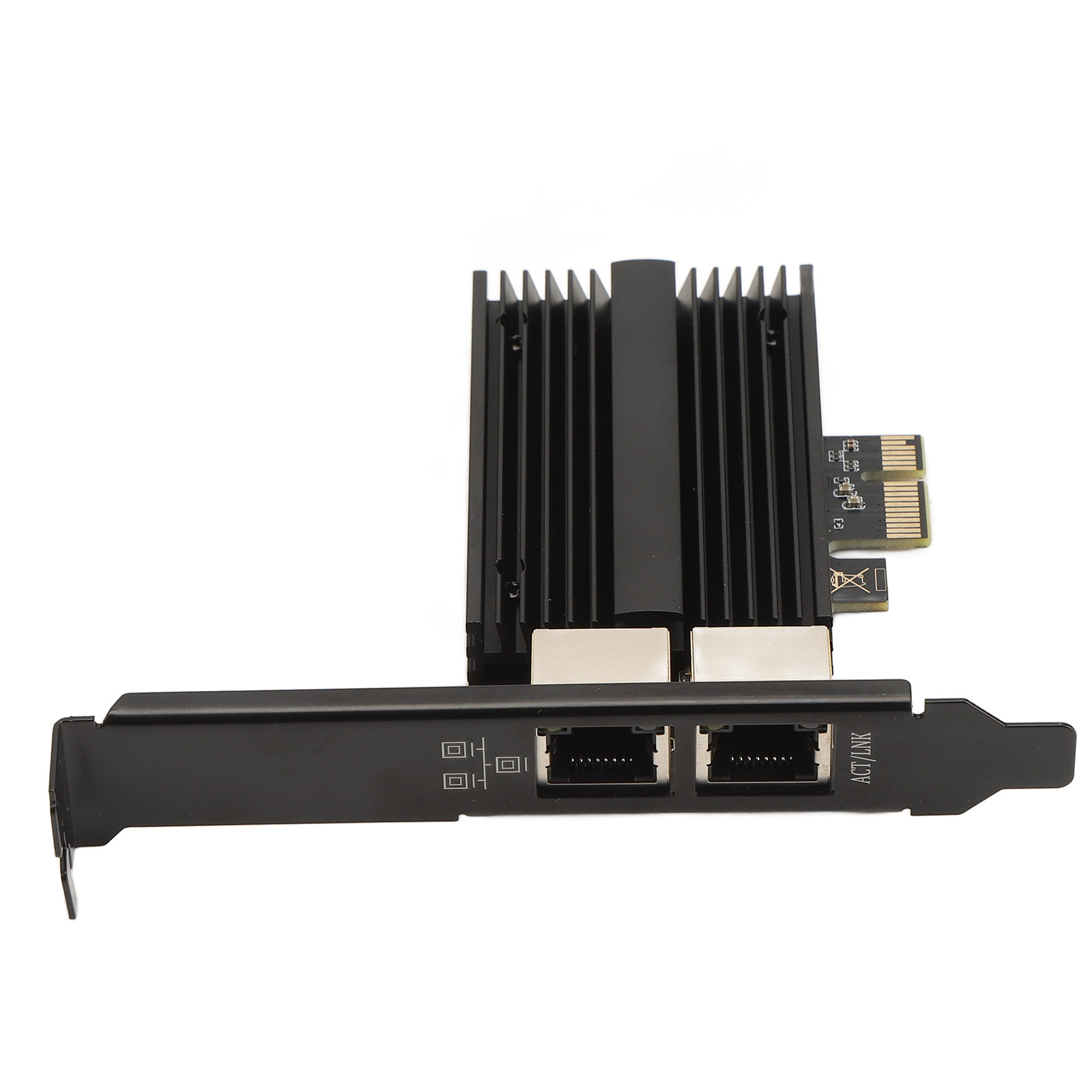 PCIe Network Card, For I225 V Chip Wide Compatible WiFi Card Dual Port