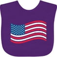 thumbnail image 3 of Inktastic Grunge American Flag Boys or Girls Baby Bib, 3 of 4