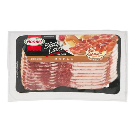 hormel foods hormel black label bacon 12 oz walmart com