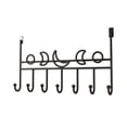 thumbnail image 2 of Over the Door Hooks,Hooks Behind The Door Hanging Rack Shelves Door Back Type Hangers Need Not Hole Bedroom Behind The Hook Clothes Storage for Towels,Robes,hat,clothing, 2 of 7