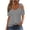 Gray, variant on Clod Sholuder Tops for Women Summer Hollow Out Mesh Short Sleeve T Shirts Going Out Blouses