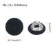 thumbnail image 2 of 10uds 16L Tela Paño Cubierto Botón 10mm Redondo Metal Vástago Costura Botones para Trajes Vestido Blusas, Marino, 2 of 5