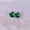 Silver+green, variant on Ayyufe Women Elegant Cubic Zirconia CZ Ear Stud Earrings Wedding