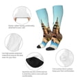 thumbnail image 3 of Logiee Iconic Global Landmarks Print Gift Stocking Stuffers,Adult Stockings,Novelty Socks,Funny Socks Birthday Running Walking Sleeping, 3 of 6