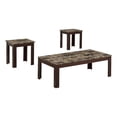 thumbnail image 1 of Coaster Rhodes Ensemble Occasionnel 3 Pcs Dessus en Faux Marbre Marron, 1 of 9