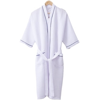 Kaufman Velour Shawl Collar Robe - 100% Cotton, Personalized Monogram, Unisex Hotel Style