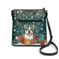 thumbnail image 2 of ZUXONGSY Christmas Falcon Dog Gift Print Shoulder Handbag for Women Mini Crossbody Travel Purse Small Satchel with Adjustable Wide Strap for Shopping Working, 2 of 7