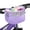 Purple, variant on AYAOQIANG Kids Bike Basket,Front Handlebar Bag for Kids Girls Bikes, Semicircle Bike Basket with Zipper for Child Tricycle Bicycle
