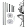 thumbnail image 1 of Gymax Professional Stripper Pole 45mm Portable Adjustable Spinning Dance Pole, 1 of 10