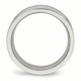 thumbnail image 2 of Stainless Steel Polished Grooved Comfort Back Ring 8.5 Size, 2 of 6