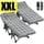 (2 Packs)Black Bed w/Gray Cotton Mat