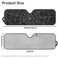 thumbnail image 5 of Uorisanigo Windshield Sun Shade UV Rays & Heat Protection Accessories for Jeep Wrangler, Foldable Spider Web Print Windshield Shade for Jeep Wrangler TJ JK JKU 1996-2018, 5 of 7