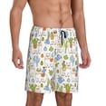 thumbnail image 2 of Fotbe Cactus Plants Pantalones Cortos de Pijama para Hombre, Ropa de Dormir, Pantalones de Pijama Cortos para Hombre-Large, 2 of 6