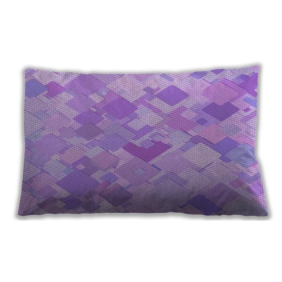 Ahgly Company Outdoor Rectangular Contemporary Lumbar Throw Pillow, 13 inch by 19 inch