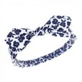 thumbnail image 3 of Hudson Baby Infant Girl Headbands 5pk, Blue Floral, 0-24 Months, 3 of 6