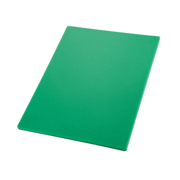 Winco 15" x 20" x 1/2" Green Cutting Board 86131