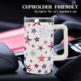 thumbnail image 4 of Zhufwei 40 oz Easter Bunny Tumbler with Handle lid and Straw,Easter Bunny Rabbit CoffeeTravel Mug Cup Water Bottle,Easter Bunny Decor,Easter Rabbit Gifts for Women, 4 of 6