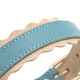 thumbnail image 3 of Pet Artist Soft Leather Personalized Dog Collar Pet Name ID Tag Engraved Small Large Dogs, 3 of 12