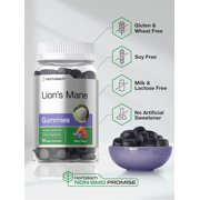 Lion's Mane Supplement | 60 Vegan Gummies for Adults | Non-GMO and Gluten Free | by Horbäach