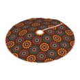thumbnail image 2 of Balery 60s and 70s Aesthetic1 Printed Christmas Tree Skirt , Merry Christmas Party Christmas Tree Decoration,Adjustable Tree Skirt-36", 2 of 8
