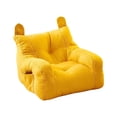 thumbnail image 1 of Bookk Cute Ear Sofa Bed & Bed Mat Bright Yellow Linen Bed For Small & Medium And Cats Soft Washable For Cats Beds &, 1 of 5