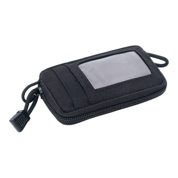 BALAHAPY Coin Storage Waist Bag Black 1000D Nylon 1Pack