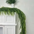 thumbnail image 3 of KOYPTL 8.86ft Christmas Garlands Norfolk Pine Garland Real Touch Artificial Faux Greenery Garland for Table, Mantle, Staires, Wall Holiday Indoor Outdoor Christmas Decorations, 3 of 9