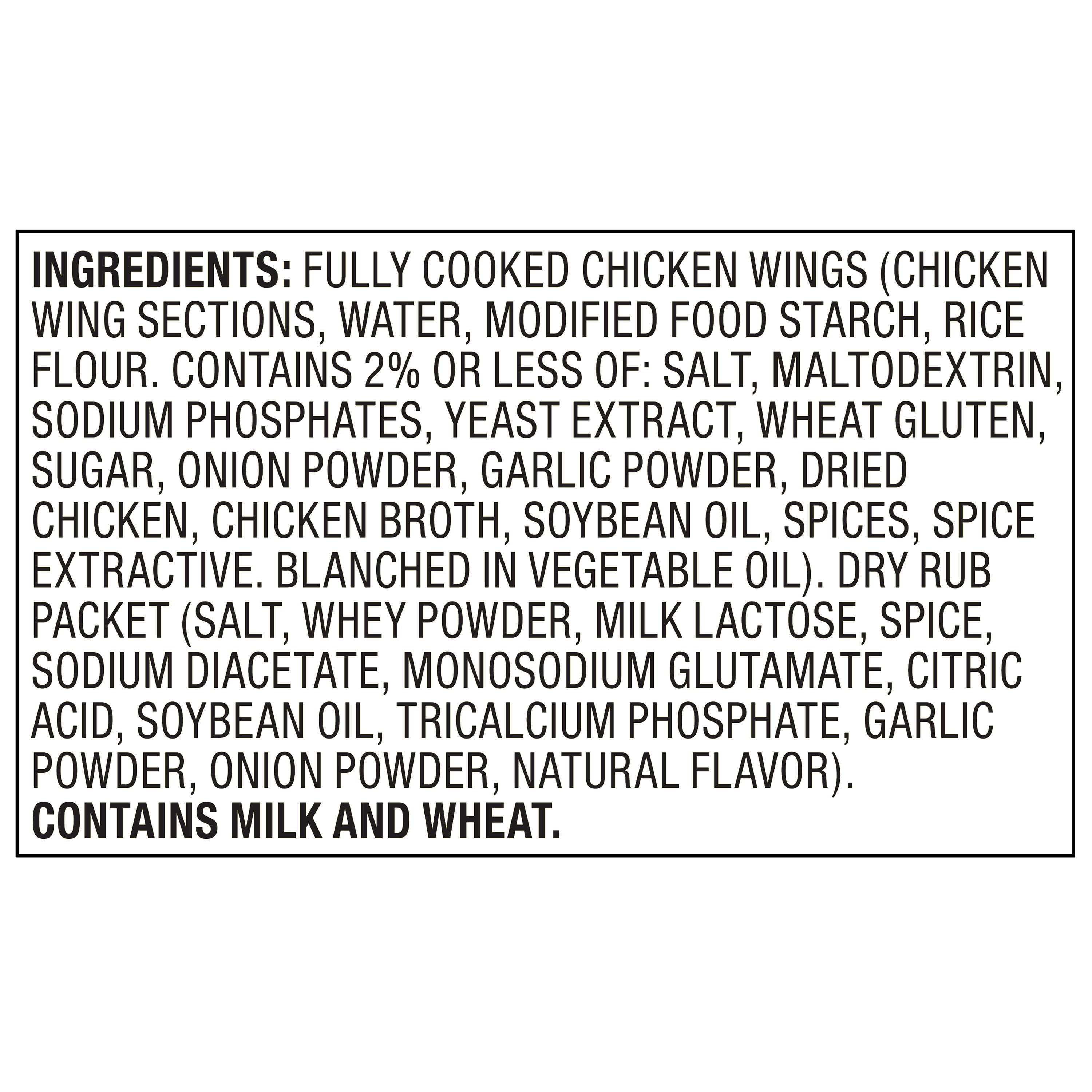 bettergoods Restaurant Style Chicken Wings with Spicy Dill Dry Rub, 22 oz (Frozen)