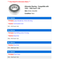 thumbnail image 2 of Alternator Bearing - Compatible with 1953 - 1983 Ford F-100 1954 1955 1956 1957 1958 1959 1960 1961 1962 1963 1964 1965 1966 1967 1968 1969 1970 1971 1972 1973 1974 1975 1976 1977 1978 1979 1980, 2 of 2