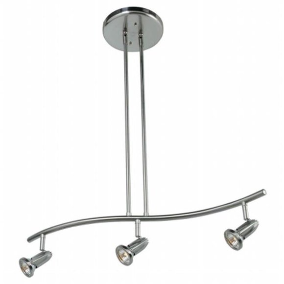 Access Lighting 52205-BS Cobra 3 Lumières Pendentif Projecteur - Acier Brossé