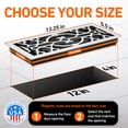 thumbnail image 4 of 4x12 Floor Vent Covers Floor Register with Mesh Cover Trap, Heat and Air, Walkable Metal Floor Register for HVAC Duct, Victorian, White, 4 of 7