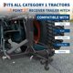 thumbnail image 4 of Yeshouse Enganche de remolque de 3 puntos con receptor y bola de 2", barra de tiro para tractor, equipo agrícola con capacidad de 10,000 lb y enganche de remolque subcompacto para tractor estándar, 4 of 7