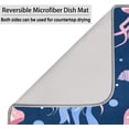 thumbnail image 5 of Fruit Pitaya Lemons Dish Drying Mat for Kitchen Counter,18 X 24 in Microfiber Drying Pad Dishes Drainer Mat Dish Rack Mats Absorbent Kitchen Accessories Coffee Maker Mat, Large, 5 of 6