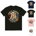 thumbnail image 3 of JCCXIN Womens T Shirts Funny Graphic Tee Retro Short Sleeve Cowboy Dolly Shirts Crew Neck Soft Tshirts for Parton Fans, 3 of 3