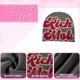 thumbnail image 3 of Gorro de lana de punto Y2K, gorro de jacquard con letras, bonito gorro de los años 2000 para hombre y mujer, unisex, para esquiar, andar en bicicleta y al aire libre, 3 of 5