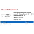 thumbnail image 2 of Power Steering Pressure Line Hose Assembly - Compatible with 2011 - 2015 Dodge Durango 3.6L V6 2012 2013 2014, 2 of 2