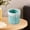 Green, variant on Kraoden Mini Desktop Trash Can, Small Plastic Waste Bin for Home Office, Compact Folding Design with Sliding Lid, Convenient and Hygienic Trash Collector
