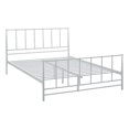 thumbnail image 2 of Modway Estate Modern Sturdy Powder Coated Steel King Bed in White, 2 of 6