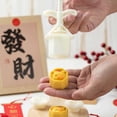 thumbnail image 6 of Mooncakes Making Mold Chinese New Year ABS Plastic Hand Pressure Pastries Mold, 6 of 8