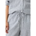 thumbnail image 4 of Ellos Plus Size Oversized Linen-Blend Boyfriend Shirt, 4 of 5
