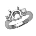 thumbnail image 2 of Finejewelers Round Diamonds Engagement Ring, 2 of 7
