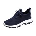 thumbnail image 3 of Domzle Womens Walking Shoes Slip On Sneakers | Casual Mesh Comfortable Breathable Lightweight Running Athletic Blue 38, 3 of 8