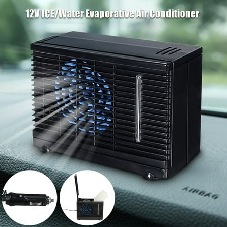 12V Universial 2 speed Adjustable Home Car Air Conditioner Cooler Cooling Fan Water Ice Evaporative Cooler